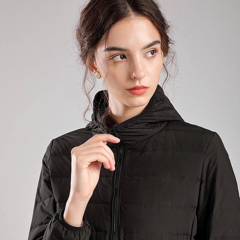 G·TENNA NB-82003 Women's Hooded Lightweight Down Jacket