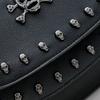 Punk Style Skull Women's Bag Envelope Bag Embossed Chain Bag Korean Version Trendy Fashion Single Shoulder Crossbody Women's Bag