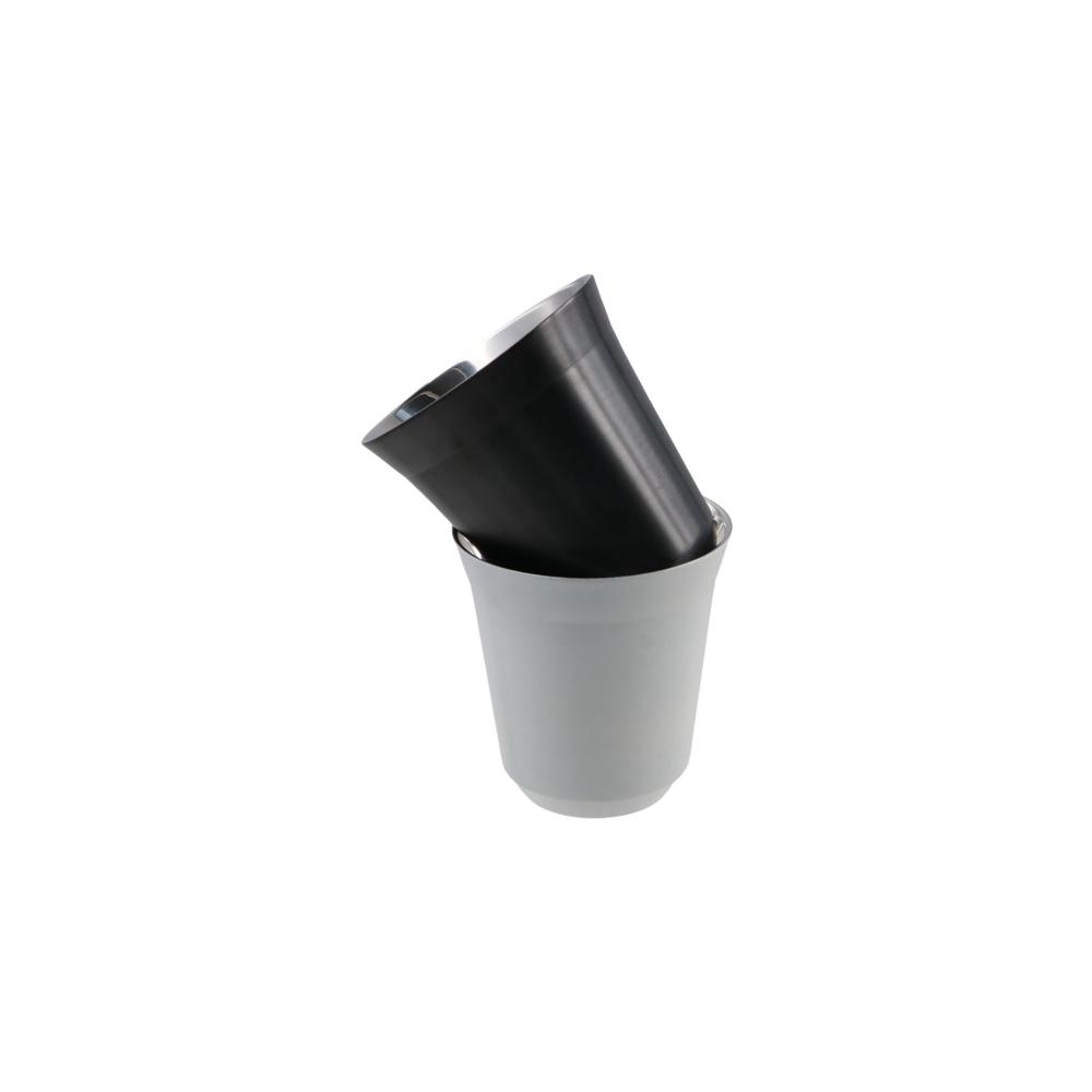 Anti-scald Double Wall Coffee Mug Portable Stainless Steel Travel Tumbler No Handle Reusable Coffee Jug Office