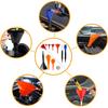 Automotive Refueling Set 10 Pack,Features A Wide-Mouth Oil Funnel, Snap-On Design, Hands-Free Long Neck, And Flexible Right-Angle Oil Funnel For