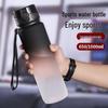 Gradient Frosted Summer Sports Water Bottle – Large Capacity, High-Temperature Resistant, Drop-Proof, with Tea Infuser.