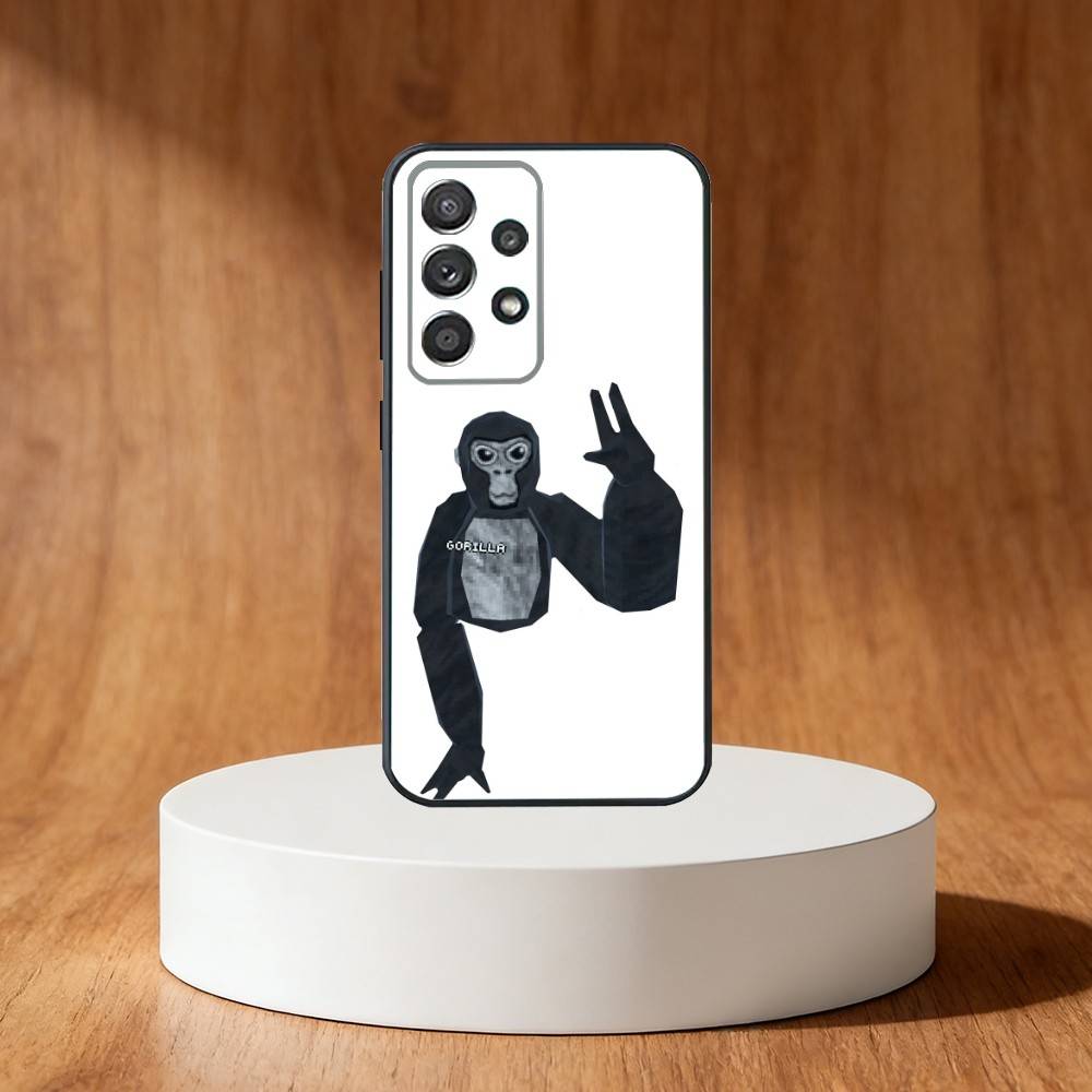 M-Monkey G-Gorilla TagS Game Phone Case For Samsung S25,S24,S21,S22,S23,S30,Ultra,S20,Plus,Fe,Note,10,9,5G Black Cover