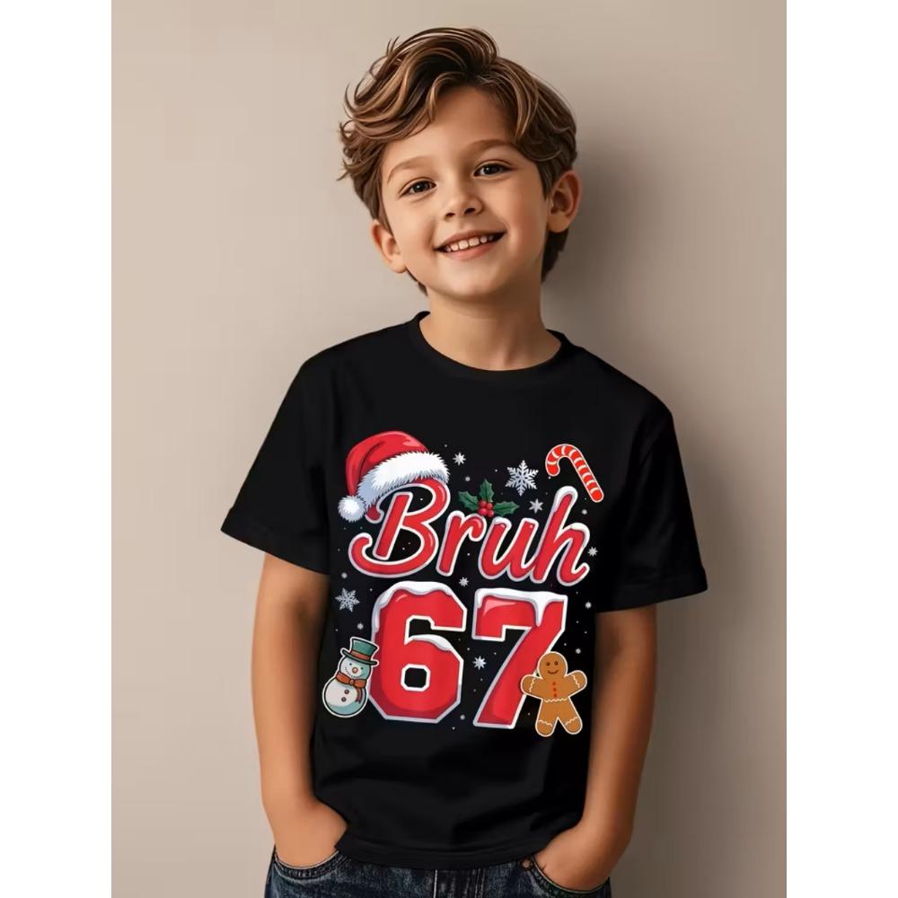 Fun children's T-shirts, chaotic and humorous games, novelty gifts for T-shirts, boys' tops, fashionable children's clothing