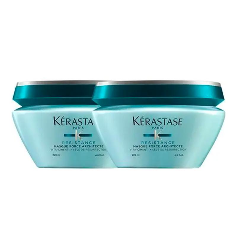 Kerastase Strengthening Repair Hair Mask Smooth /// 200ml*2 коричневый