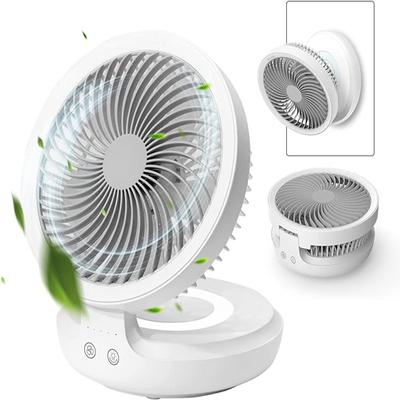 Elektryczny wentylator stołowy Ładowanie USB Cichy biurkowy Wielofunkcyjny wentylator elektryczny Silny wiatr 3 prędkości regulowane Do domu biura