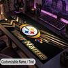 Large Mouse PadPittsburgh Steelers Custom Name Text Personalized Desk Mat Non Slip Gaming Pad