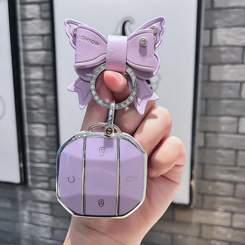 Tpu Car Remote Key Case Cover Protect Shell Fob For Chery Jetour Freer Freedom T2 Freer Traveller T1 Interior Accessories