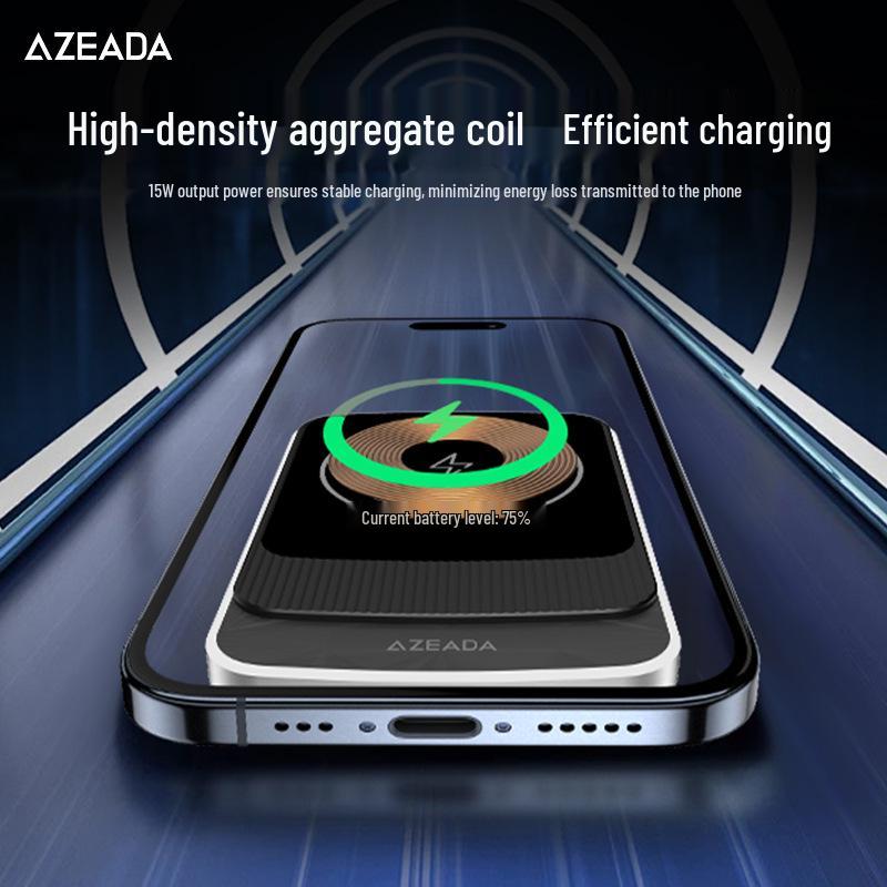 AZEADA 15W Magnetic Wireless Car Charger & Multi-Angle Phone Holder