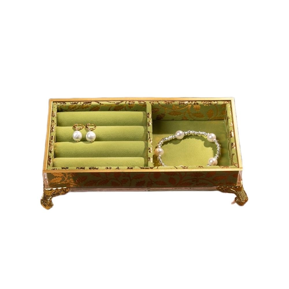 Vintage Jewelry Display Stand Velvet Jewelry Holder Box Jewelry Organizer  Jewelry Storage