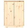 Vidaxl Shoe Cabinet, 60X35X80 Cm, Solid Pine Wood