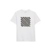 Ss24 Checkerboard Crew Neck Pullover Short Sleeve T-Shirt Men Tops White CO792-SN3
