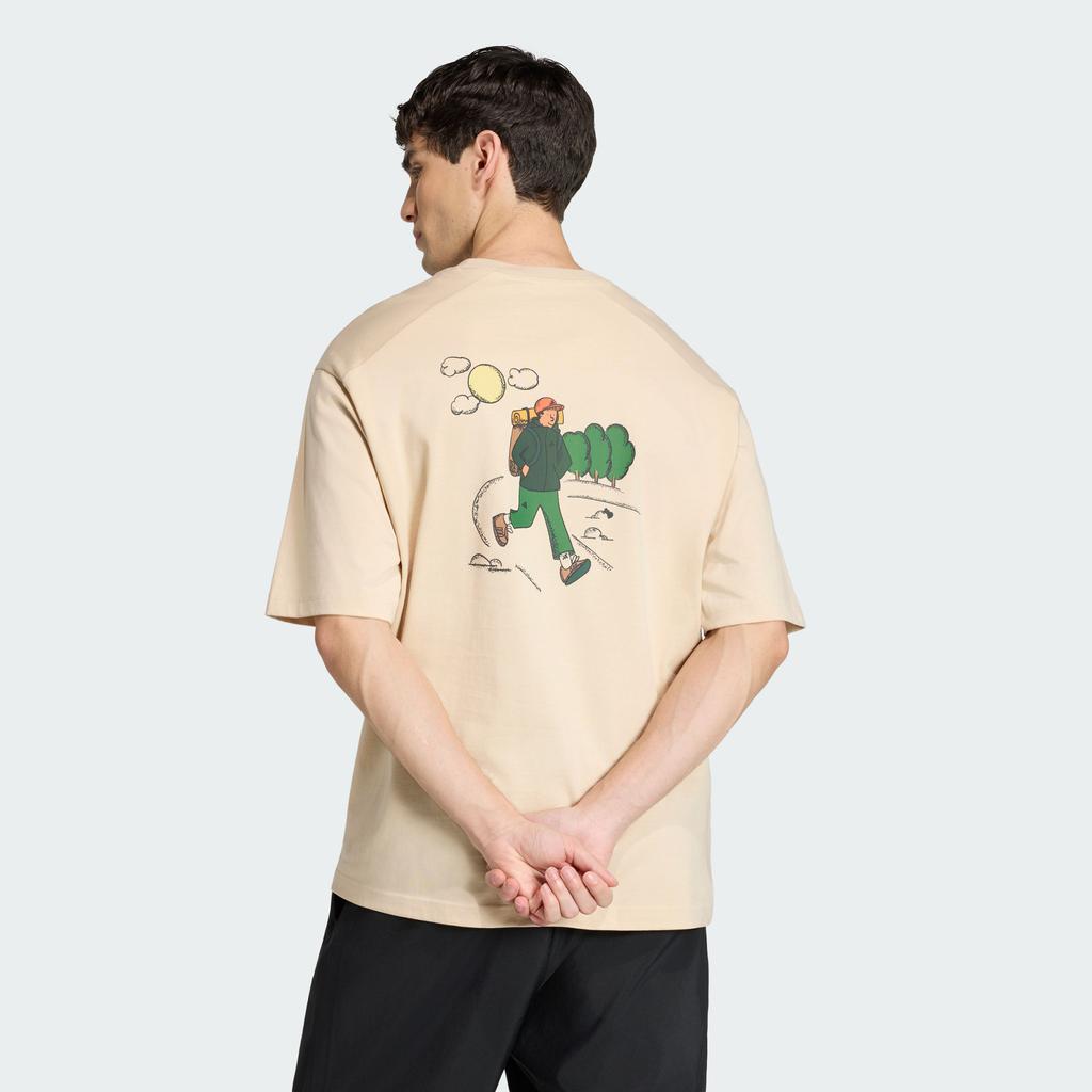 Adidas DOODLE HIKING T Shirt Men's