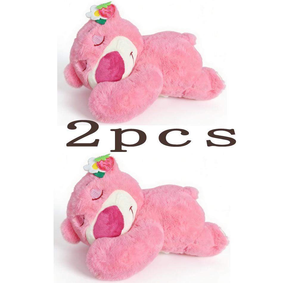 Toy Story Lotso Cute Bear Strawberry Sofa Plush Pillow Stuffed Toys Children Girls Friends Festivals Birthday Gift