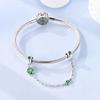 Safety Chain for Modular Bracelet Clover Silver S925