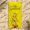 Animation T-The Simpsons Towel Towel Soft Pool Gift For Travel Gym Shower Cool Camping Quick Dry Sports  Large Beach Towel
