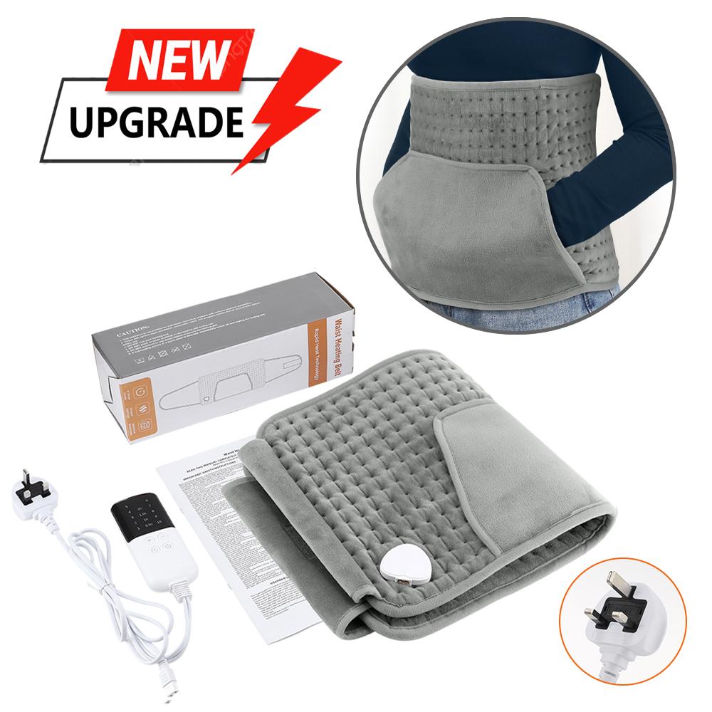 Multifunctional Thermal Electric Heating Pad For 10 Gears Adjustable Home Waist Lumbar Back Pad Belt Protector Brace Band Support Waist Warmth Tool