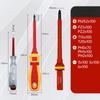 13-in-1 Electrician Repair Tools Kit Changeable Insulated Screwdrivers Set Magnetic Slotted Bits Repair Tool Electrician Tool