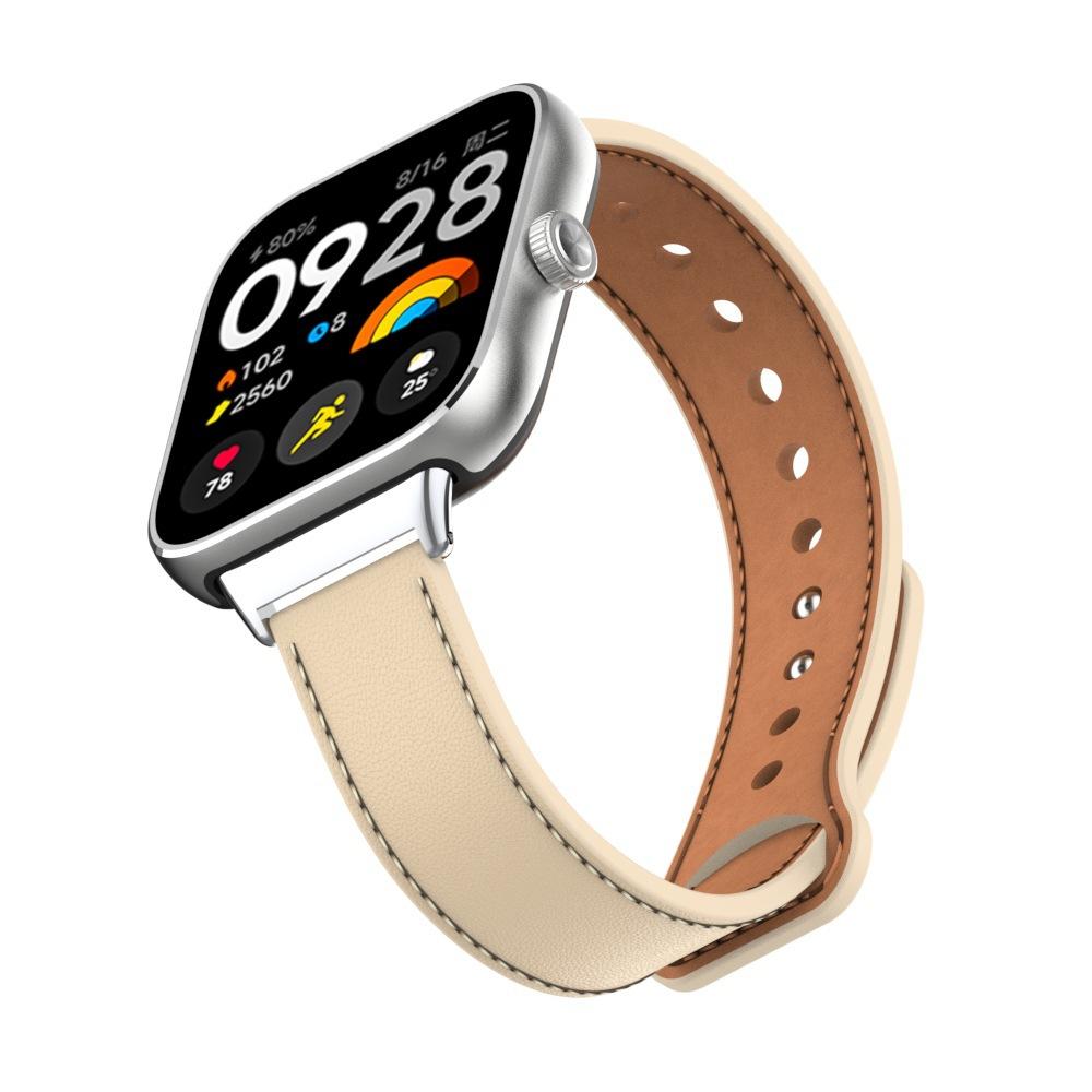 Leather Strap for Xiaomi Redmi Watch 4 Belt Replaceable Wristband for Mi Band 8 Pro Smart Watch Wrist Strap Bracelet Accessories