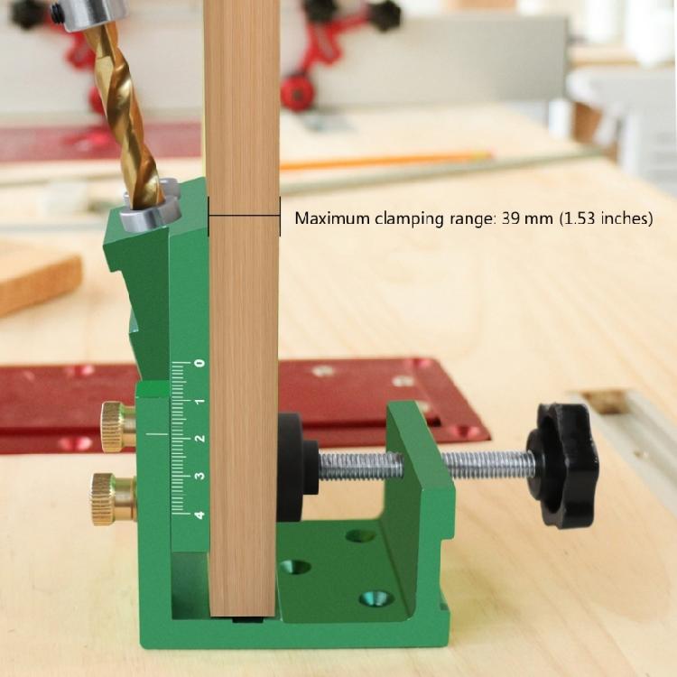 Complete Wood Joinery Set Pocket Hole Jig Featuring Up To 39mm/1.53inch Clamp Ranges for DIY Enthusiasts Woodworkers