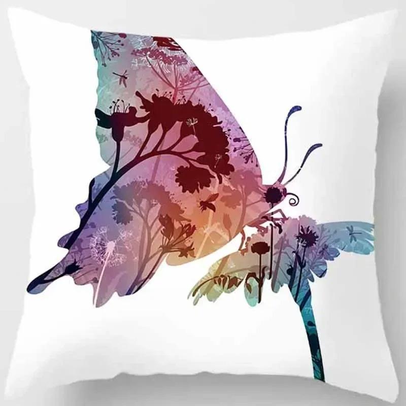 Animal Outline Pattern Decorative Pillow Cover Car Sofa Square Cushion Pillow Cover