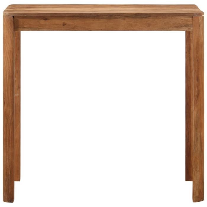 VidaXL Table de bar bois massif d'acacia et finition miel 110x55x106cm 337835