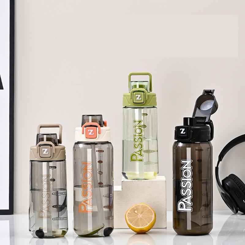 Space Cup Plastic Water Bottle With Large Capacity And Carry Handle For Office And Outdoor Use