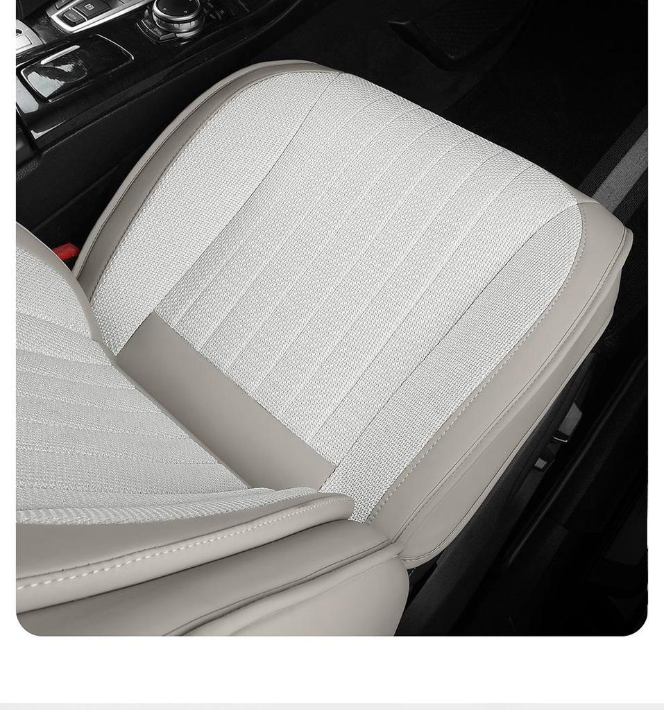 Cross-Border Universal Leather Car Seat Cover Set - Four Seasons, Five-Seater, Full Cushion.