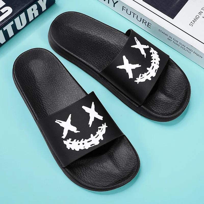 Men's Comfortable Slipper Man Luxury 2024 House Shoes Men's Summer Slippers Walk Around Home Flip Flop Living Room Slippers Sale