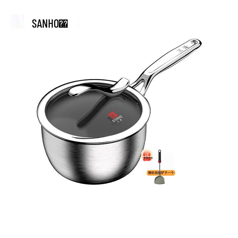 Sanhe 18cm Pure Titanium Non-stick Saucepan