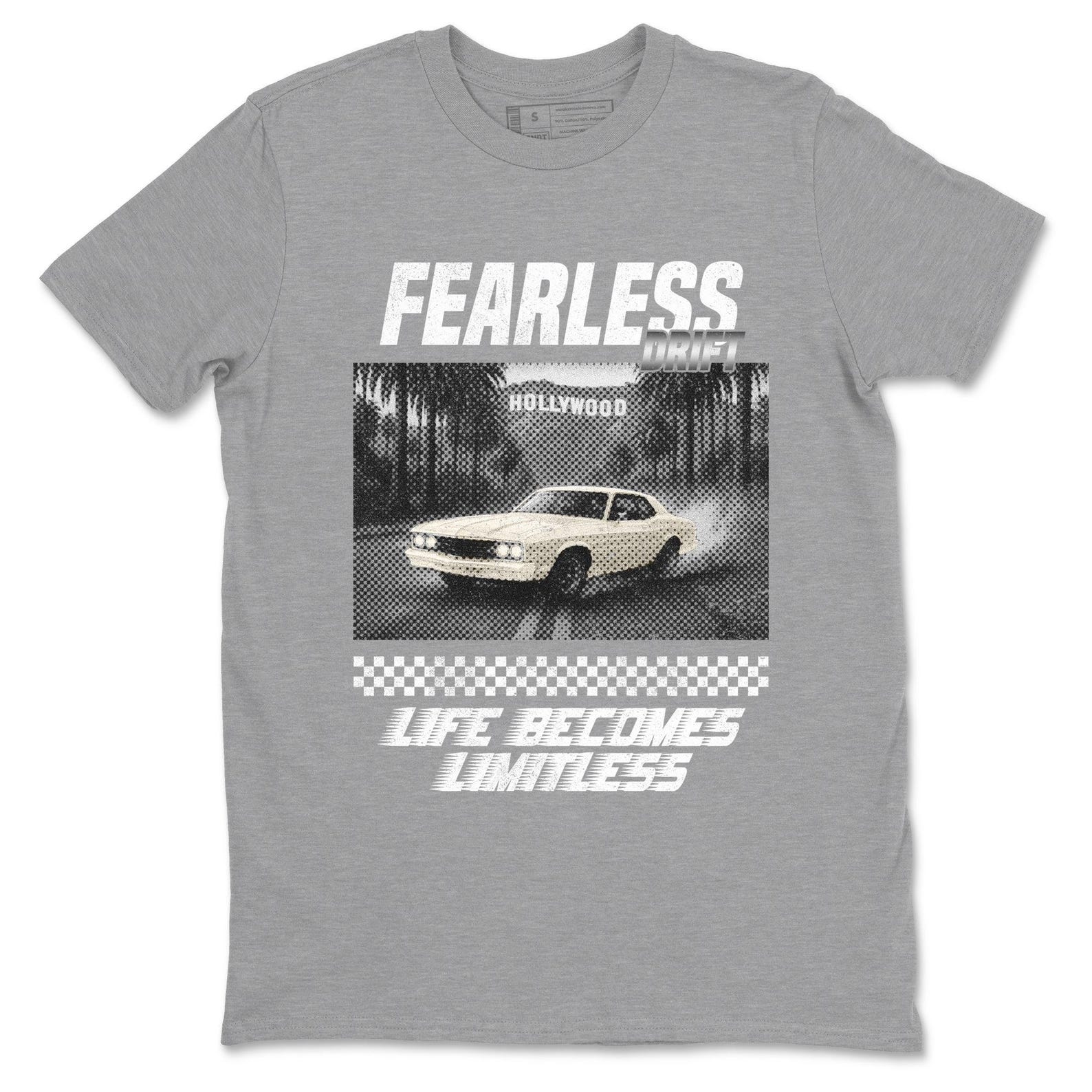 Fearless Drift graphic tee. Streetwear Brand Graphic T-Shirt. 11s Grand Finale XL