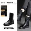 Boots for Women Genuine Leather Flat Boots Women's Autumn and Winter 2025 New Retro Medium Tube Casual Knight Boots Woman