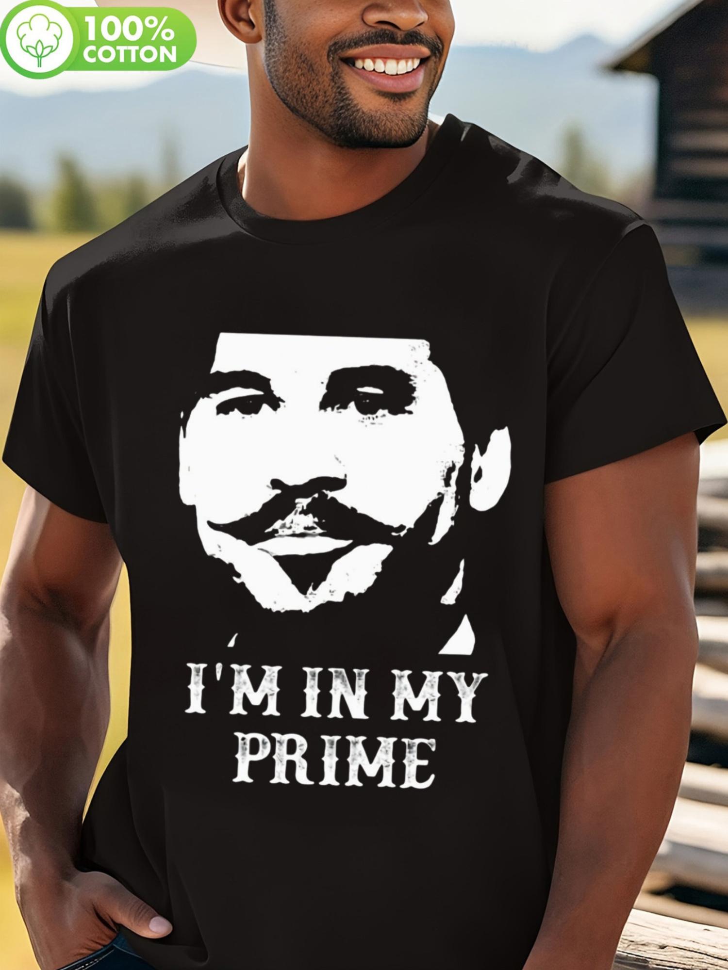 LocalI m in My Prime Graphic Tshirt - Casual Crew Neck Sh... XXXXL