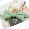 Mens Super Soft Downy Suede Parent-Child Bowtie Set Macarons Solid Color Classic Design Cute Butterfly Red Green Blue Pink Tie