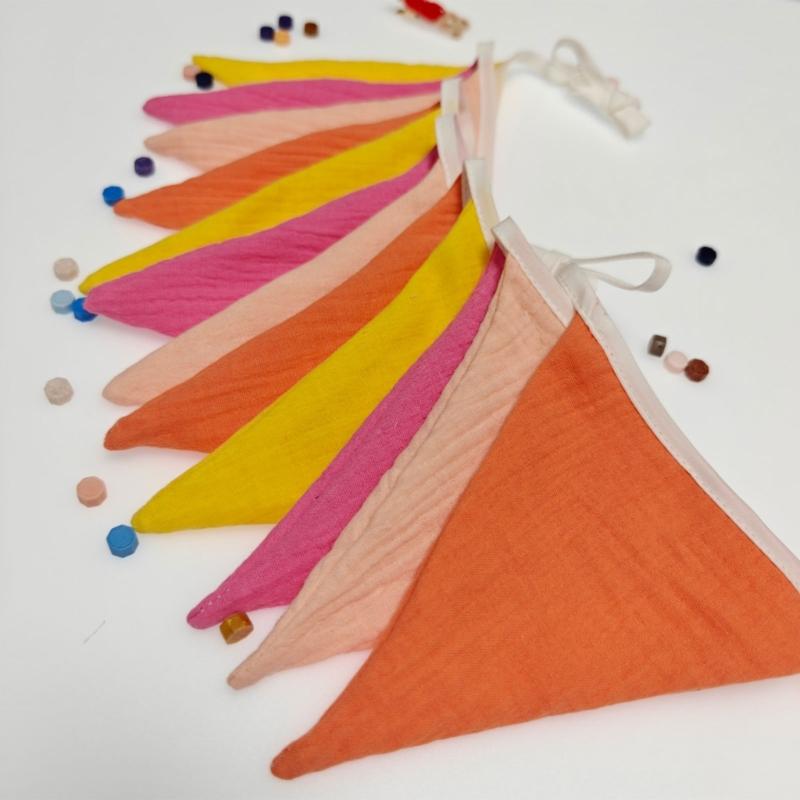 Cotton Pennant Flag Lovely Cotton Decorative Flags Room Beautification Newborn Baby Photography Props Nursery Room Decor