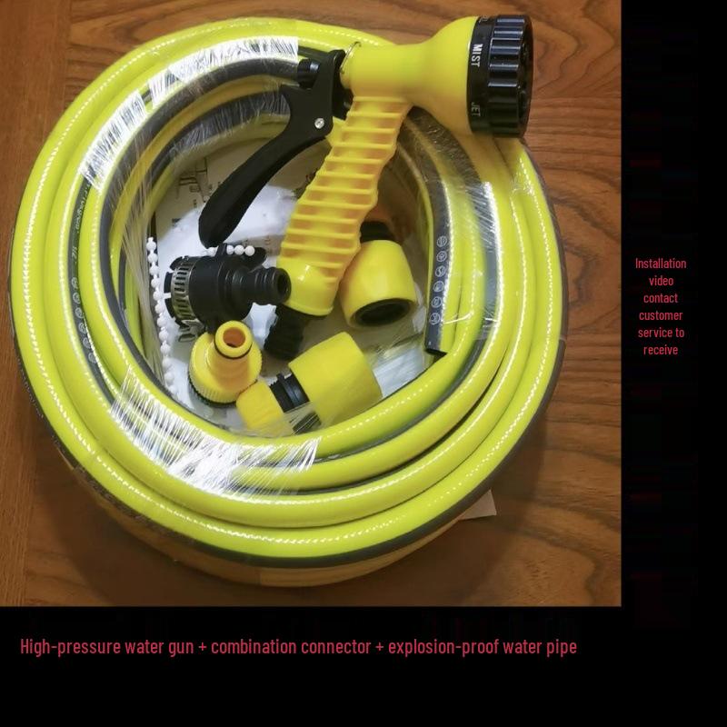 High-Pressure Water Gun Nozzle for Household, Balcony, Gardening, and Car Washing