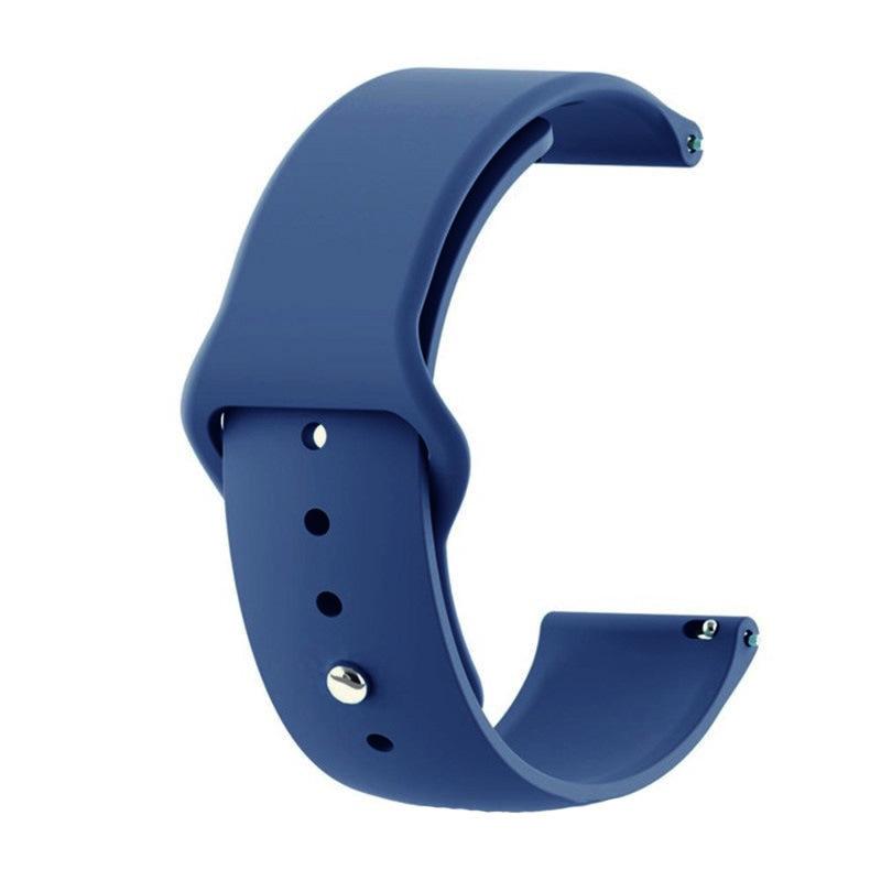 Universal Silicone Sport Watch Strap for 18/20/22mm Samsung Galaxy & Huawei