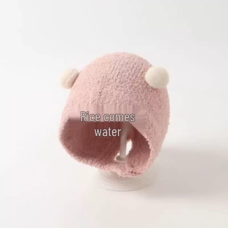 Ciepły i Uroczy Swetrowy Kapelusz dla Niemowląt z Ochroną Uszu - Jesień/Zima Modny Jednolity Kolor dla Chłopców i Dziewczynek