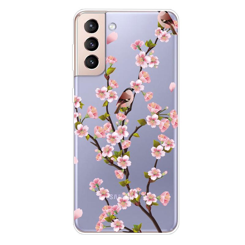 For Samsung S21 FE Case TPU Silicone Soft Clear Case for Samsung Galaxy S 21 / S21 Plus 5G Cover S21 Ultra FE Transparent Coque