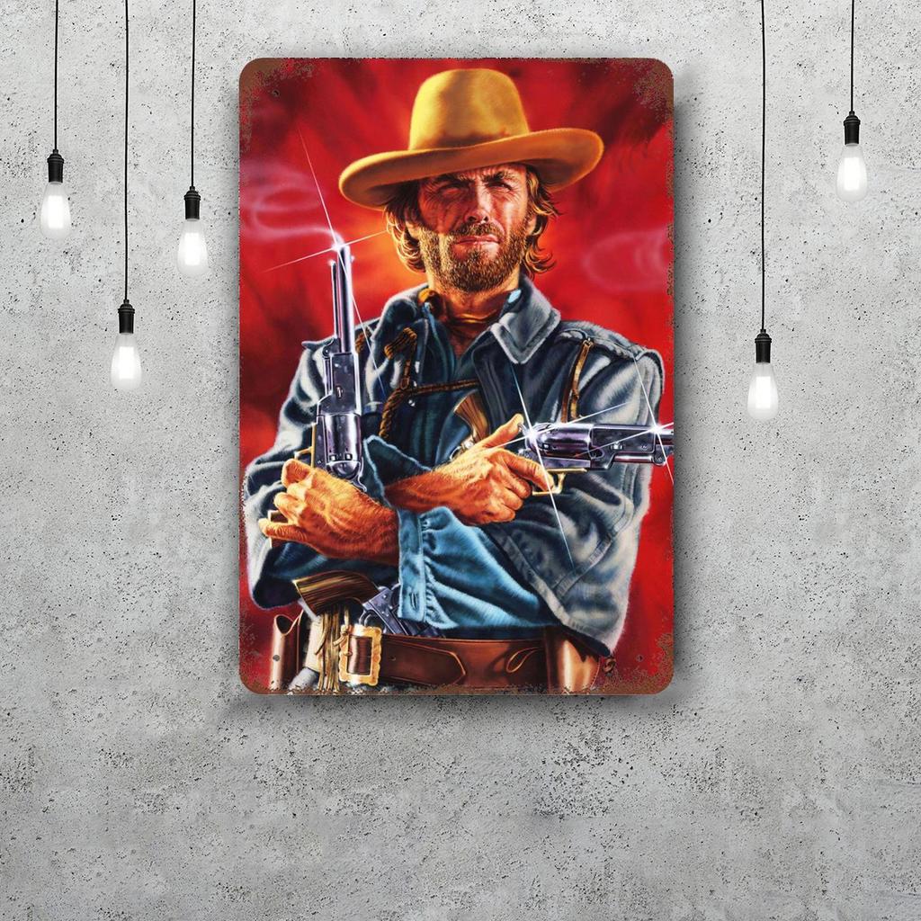 outlaw josey wales Metal Signs wall decor Vintage Tin Signs Captain Metal Poster Decor for Bar Pub Club Wall Decoration