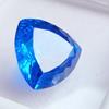 Beautiful Natural London Blue Topaz 9-10 Ct Trillion Cut Certified Gemstone
