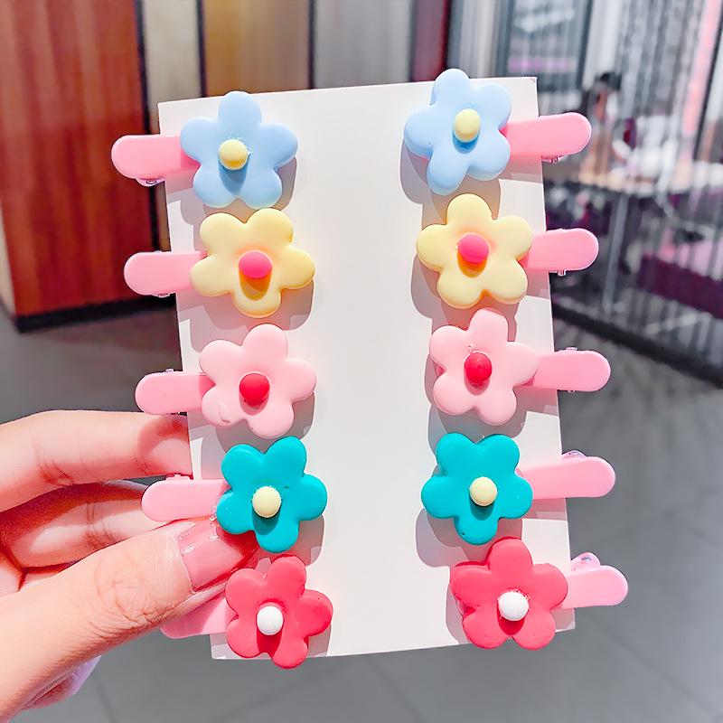 Candy-colored Children's Hair Clips, Cute Bow and Fruit Hair Clips, Girls' Bangs Clips and Accessories