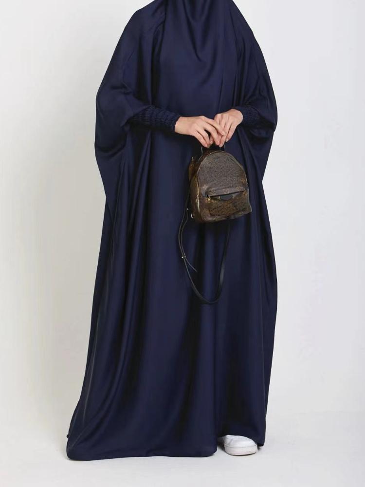 Designer Vintage Solid Loose Long Sleeve Dress Women Elegant Casual Natural Ruffle One Piece Dresses Female National Wind Hooded Blouse Clothing
