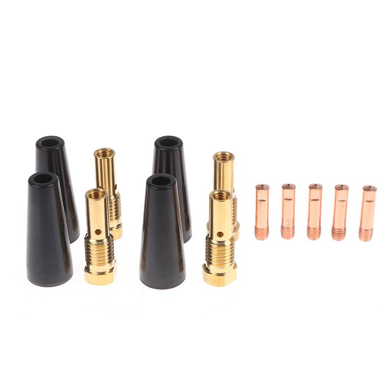7 Stück/Set 0,8/0,9/1/1,2 mm FC90 MIG Schweißbrenner Schweißbrenner Zubehör Gaslose Düsenspitzen Für Century FC90 Fülldraht