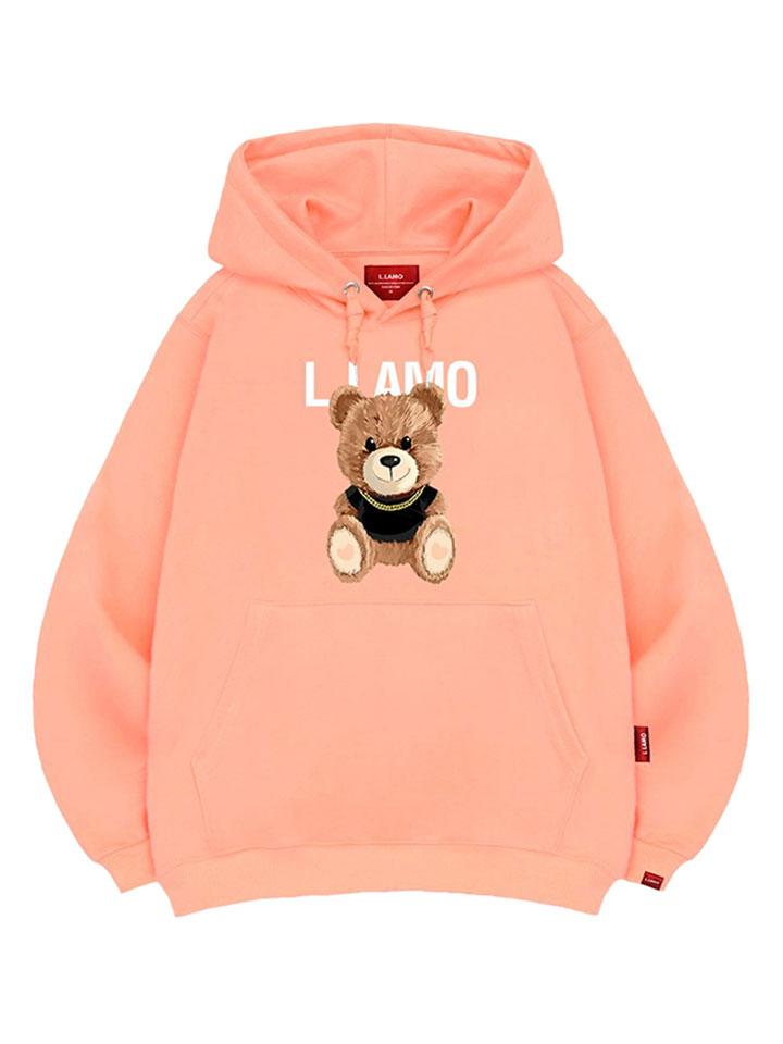 Smile Bear Hoodie Unisex Big Size M~4Xl (B Type)