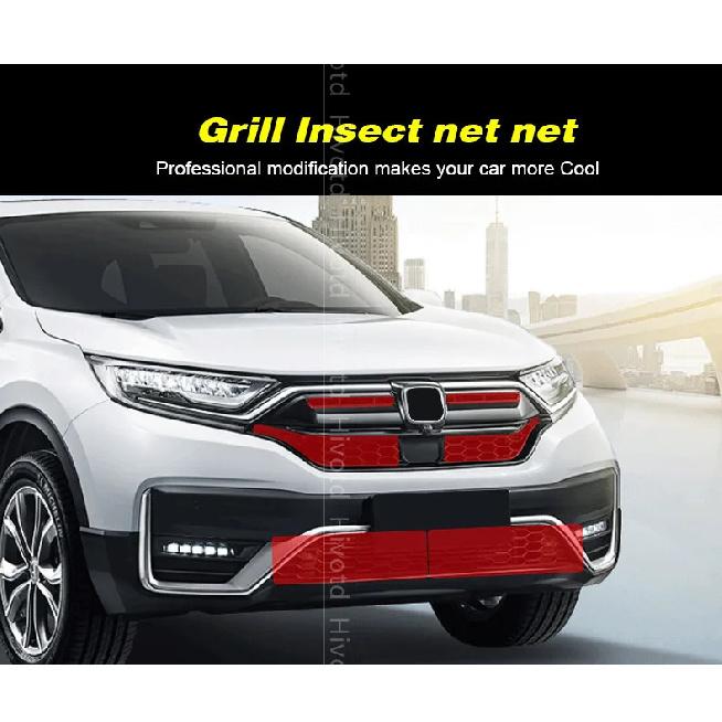 Anti-Dust Car Front Grill Insect Nets Protect Screen Mesh Covers Stainless Steel Decoration Accessories For Honda CRV C-RV 2021