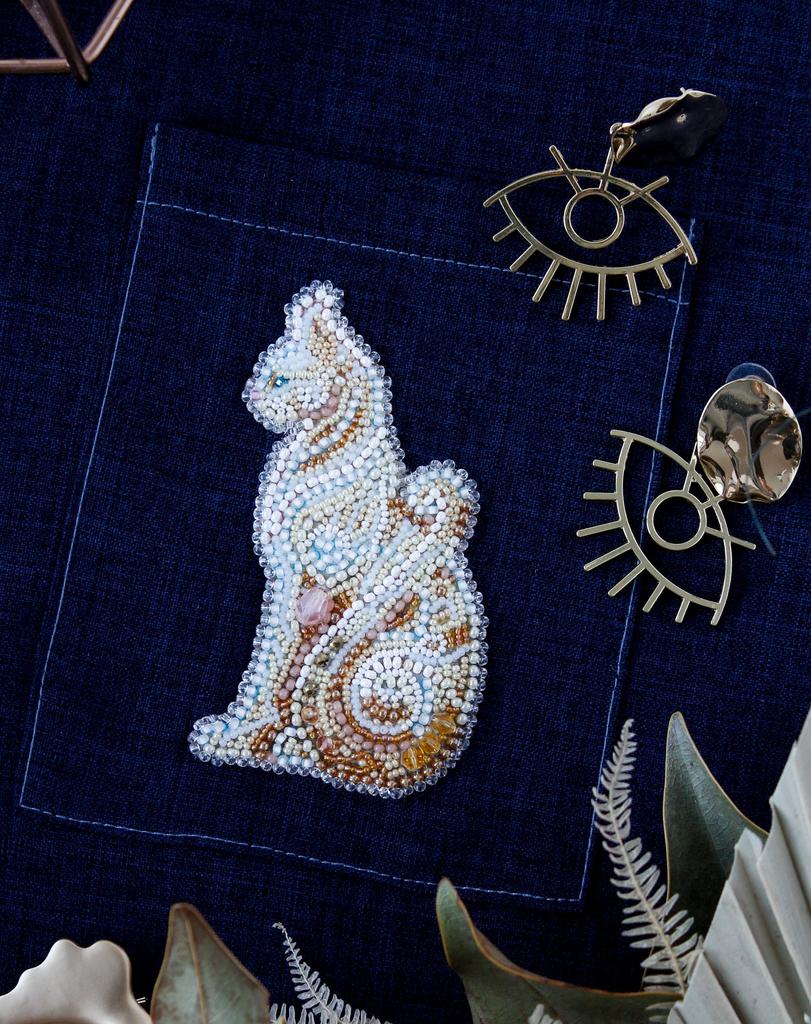 Sett for perlebroderidekorasjoner på naturlig kunstlerret Abris Art Pattern Canvas Animals