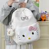 Schoolbag Cartoon Plaid Cat Backpack New Backpack Childlike Cute Bag Small Fresh Primary School Girl Schoolbag