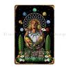 Aztekischer Gott Xochipilli Metallschilder Lustig Zuhause Club Bar Wohnzimmer Blechschild Poster