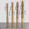2/3/4/5Pcs Four-Edged Eccentric Drill Bit Skewed Head Concrete Drill Bit Set  Drilling Tool