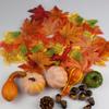 Artificial Pumpkins With Maple Leaves Pinecones Hazelnuts For Halloween Fall Party Decorations Indoor Outdoor
